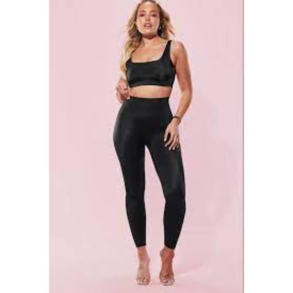NWT Yitty plus size 2X iconic black headliner shaping leggings high waisted - Picture 1 of 8